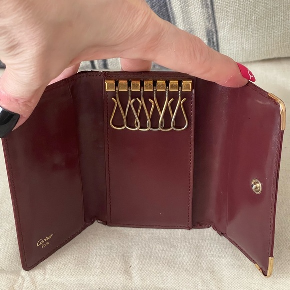 MUST DE CARTIER PARIS SMALL LEATHER GOODS, 6-KEY KEY RING⭐️Always Authentic - Picture 16 of 16